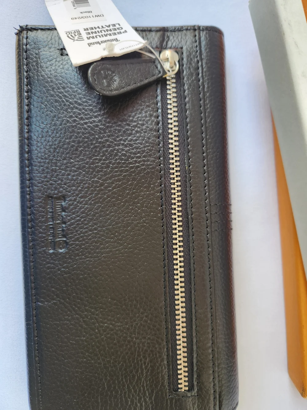 Timberland Womans Black Leather Wallet - Premium Genuine Leather